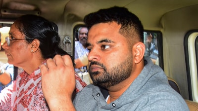 Revanna has been sentenced to life term by a trial court in one of the rape cases against him. (PTI) Revanna has been sentenced to life term by a trial court in one of the rape cases against him. (PTI)