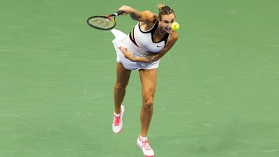 After being pushed to the tiebreaker in the second set, Sabalenka really knuckled down and ensured she saved her best tennis for that period of play. She ran out to a 6-1 lead in the tiebreak. (IMAGN IMAGES via Reuters Connect)