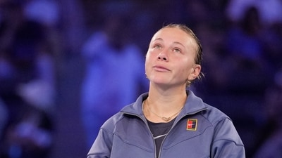Amanda Anisimova after her US Open final loss to Aryna Sabalenka. (IMAGN IMAGES via Reuters Connect)