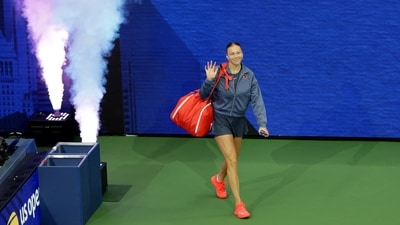 Anisimova had a trickier time of it, having to fight through Iga Swiatek and Naomi Osaka back to back. But having established herself as one of the biggest hitters on tour, she made it through to her second consecutive slam final. (REUTERS)