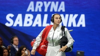 Sabalenka had a relatively straightforward route to the final, but battled through a tense semifinal against Jessica Pegula in three sets to reach the final and give herself a chance at the title. (REUTERS)