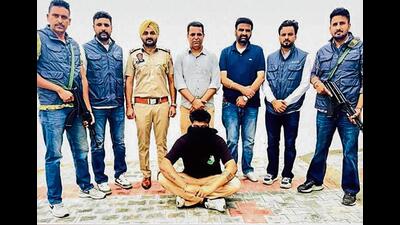 The anti-gangster task force (AGTF) of Punjab Police arrested an associate of foreign-based gangster Goldy Brar and recovered five .32-bore pistols along with 10 live cartridges from his possession, said director general of police (DGP) Gaurav Yadav.