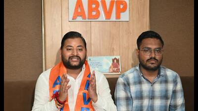 The charges come nearly a week after ABVP leaders were lathi-charged during a protest outside the university on September 1. (File Photo)