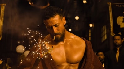 Baaghi 4 worldwide box office collection day 2: Tiger Shroff in a still from the film.
