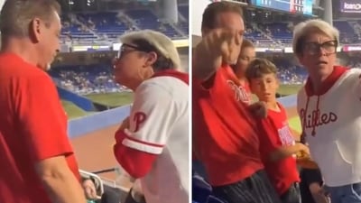 'Phillies Karen' sparks social media meltdown: Best memes and funniest reactions to viral video (@Crazyflix94/X)