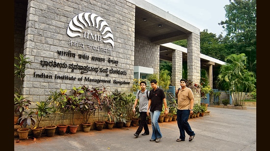 IIM Bangalore introduced a three-year online BBA in Digital Business and Entrepreneurship (BBA–DBE). (Hindustan Times)
