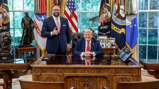 Jason Miller shared a photo from the White House saying that he had a “fantastic week in Washington." (X)