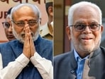NDA candidate for vice presidential election CP Radhakrishnan (left) and INDIA bloc candidate Sudershan Reddy (right). NDA candidate for vice presidential election CP Radhakrishnan (left) and INDIA bloc candidate Sudershan Reddy (right).