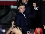 Barron Trump, President Trump's youngest son, captivates a Brazilian schoolgirl who created an Instagram fan account for him. (AP Photo/Marta Lavandier) Barron Trump, President Trump's youngest son, captivates a Brazilian schoolgirl who created an Instagram fan account for him. (AP Photo/Marta Lavandier)