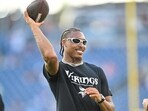File photo of Minnesota Vikings wide receiver Justin Jefferson (18) 