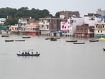 Flooded low lying areas in Prayagraj (HT PHOTO)
