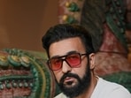 Mumbai, India- February 19, 2024: Photo shoot with businessman and bollywood actress Shilpa Shetty`s husband Raj Kundra at Juhu, February 19, 2024. (Photo by Raju Shinde/HT Photo)