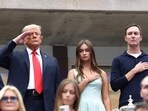 Donald Trump attended the US Open men's singles final 