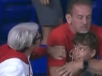 The video showed the woman, dubbed Phillies Karen, walk up to the family, grab the father's arm and demand the home run ball back.