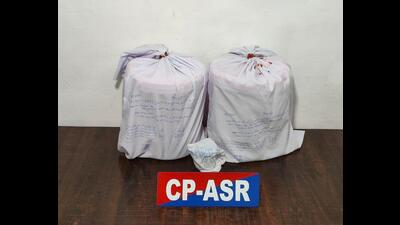 A case under Sections 21-B, 27-A, 21-C and 29 of the NDPS Act at the police station, Chheharta in Amritsar, officials said. A case under Sections 21-B, 27-A, 21-C and 29 of the NDPS Act at the police station, Chheharta in Amritsar, officials said.