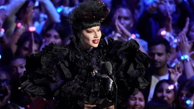 Lady Gaga accepts the award for artist of the year during the MTV Video Music Awards on Sunday, Sept. 7, 2025, at UBS Arena in Elmont, N.Y. (Photo by Charles Sykes/Invision/AP) (Charles Sykes/Invision/AP) Lady Gaga accepts the award for artist of the year during the MTV Video Music Awards on Sunday, Sept. 7, 2025, at UBS Arena in Elmont, N.Y. (Photo by Charles Sykes/Invision/AP) (Charles Sykes/Invision/AP)