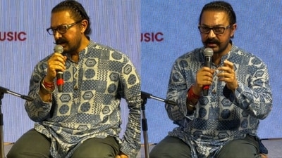 Aamir Khan attended an event in Mumbai recently. Aamir Khan attended an event in Mumbai recently.