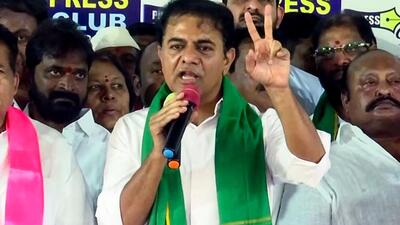 BRS working oresident KT Rama Rao (ANI Grab) BRS working oresident KT Rama Rao (ANI Grab)