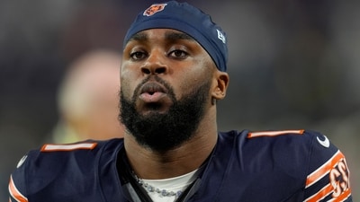 FILE - Chicago Bears cornerback Jaylon Johnson (1) walks off the field after an NFL football game against the Minnesota Vikings, Dec. 16, 2024, in Minneapolis. (AP Photo/Abbie Parr, file) (AP) FILE - Chicago Bears cornerback Jaylon Johnson (1) walks off the field after an NFL football game against the Minnesota Vikings, Dec. 16, 2024, in Minneapolis. (AP Photo/Abbie Parr, file) (AP)