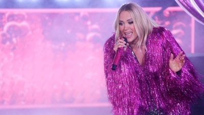 Carrie Underwood performs during the Times Square New Year's Eve celebration (Charles Sykes/Invision/AP) Carrie Underwood performs during the Times Square New Year's Eve celebration (Charles Sykes/Invision/AP)