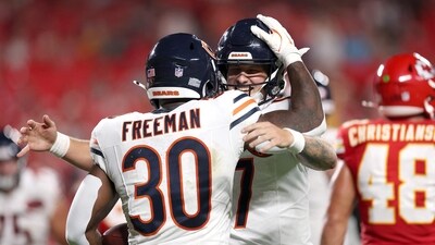 The Chicago Bears are gearing up to take on the Minnesota Vikings on Monday (Getty Images via AFP) The Chicago Bears are gearing up to take on the Minnesota Vikings on Monday (Getty Images via AFP)