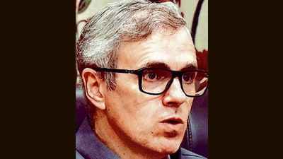 J&K chief Minister Omar Abdullah said that there is “no justification” for detaining an elected representative. (PTI File) J&K chief Minister Omar Abdullah said that there is “no justification” for detaining an elected representative. (PTI File)