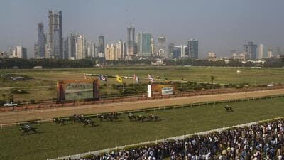Mumbai, India - February 4, 2018: Spectators watch Indian derby 2018 at Mahalaxmi racecourse in Mumbai, India, on Sunday, February 4, 2018. (Photo by Pratik Chorge/Hindustan Times) (Pratik Chorge/HT Photo) Mumbai, India - February 4, 2018: Spectators watch Indian derby 2018 at Mahalaxmi racecourse in Mumbai, India, on Sunday, February 4, 2018. (Photo by Pratik Chorge/Hindustan Times) (Pratik Chorge/HT Photo)