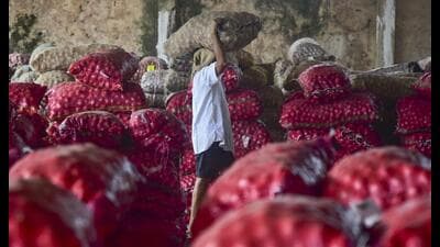 Onion prices started plummeting in Andhra Pradesh earlier this week, raising concerns among farmers. (PTI PHOTO) Onion prices started plummeting in Andhra Pradesh earlier this week, raising concerns among farmers. (PTI PHOTO)