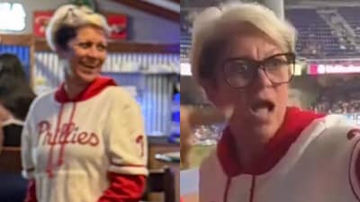 Phillies Karen's identity remains unconfirmed. (X) Phillies Karen's identity remains unconfirmed. (X)