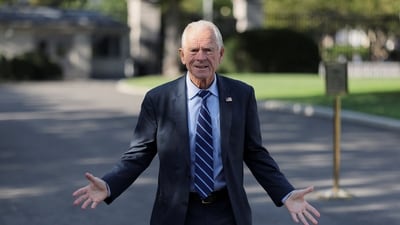 White House trade advisor Peter Navarro hit out at X and Elon Musk in another jibe after his post on India received a community note on the social media platform (REUTERS)