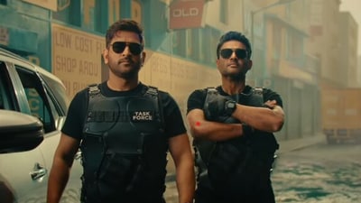 The Chase teaser suggests an intense action storyline, showcasing MS Dhoni and R Madhavan as elite task force officers. The Chase teaser suggests an intense action storyline, showcasing MS Dhoni and R Madhavan as elite task force officers.
