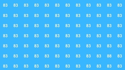 Can you find the 88 within 10 seconds? Can you find the 88 within 10 seconds?