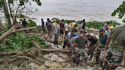 Relief and rescue operations are being led by the Indian Army along with the NDRF and other forces as well as district authorities. (PTI) Relief and rescue operations are being led by the Indian Army along with the NDRF and other forces as well as district authorities. (PTI)