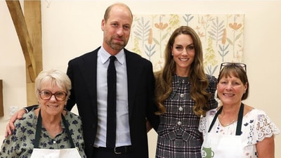 Prince William and Kate Middleton at the National Federation of Women’s Institutes. (Instagram/princeandprincessofwales)