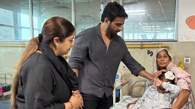 Sonu Sood shared a post on X from the hospital. Sonu Sood shared a post on X from the hospital.