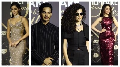 Stars brought a variety of style aesthetics to the red carpet, from rocking blacks, sequin reds to champagne gold. (PC: Ashutosh Rai) Stars brought a variety of style aesthetics to the red carpet, from rocking blacks, sequin reds to champagne gold. (PC: Ashutosh Rai)