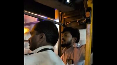 The migrant claimed the altercation began when Google Maps showed a stop where the driver allegedly refused to halt. (X/@aditya_raj_ag)