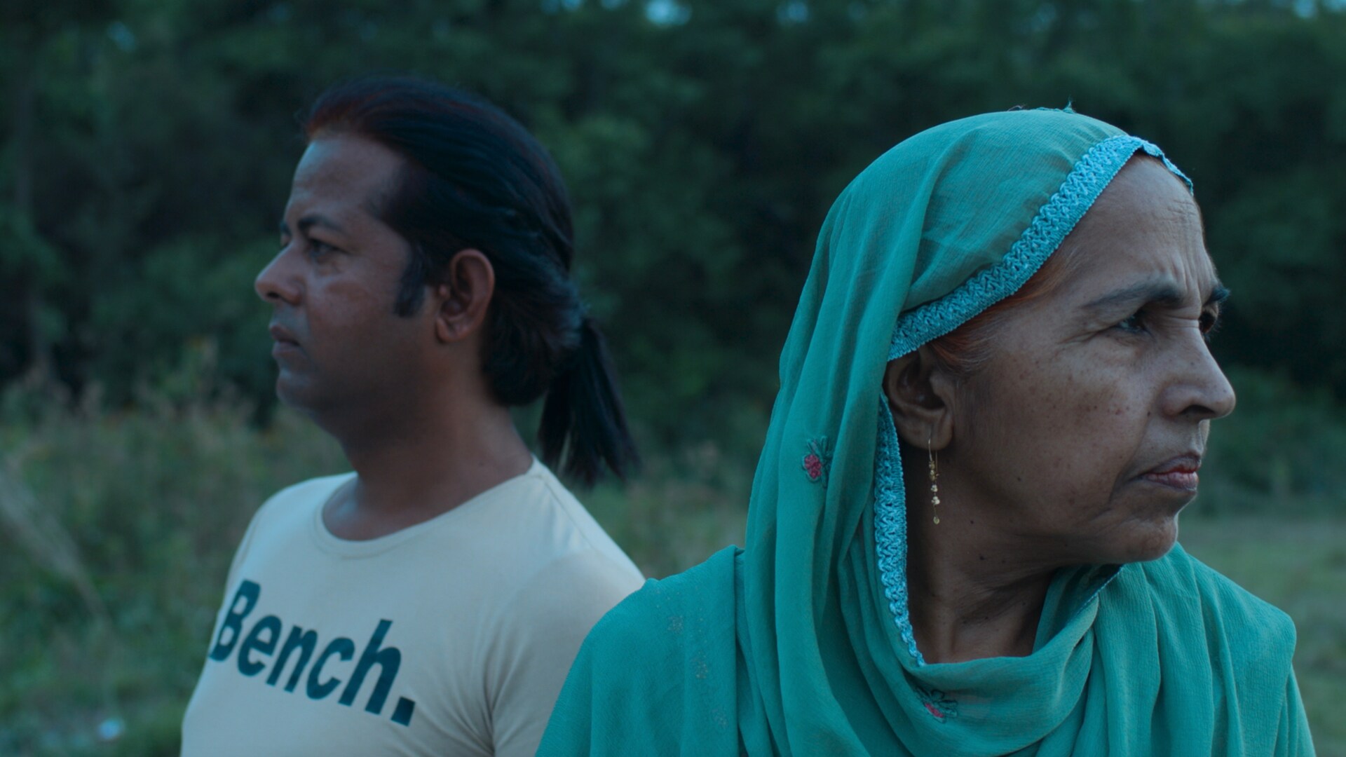 Babban with their mother in a still from Babli by Night (Courtesy Neel Soni)