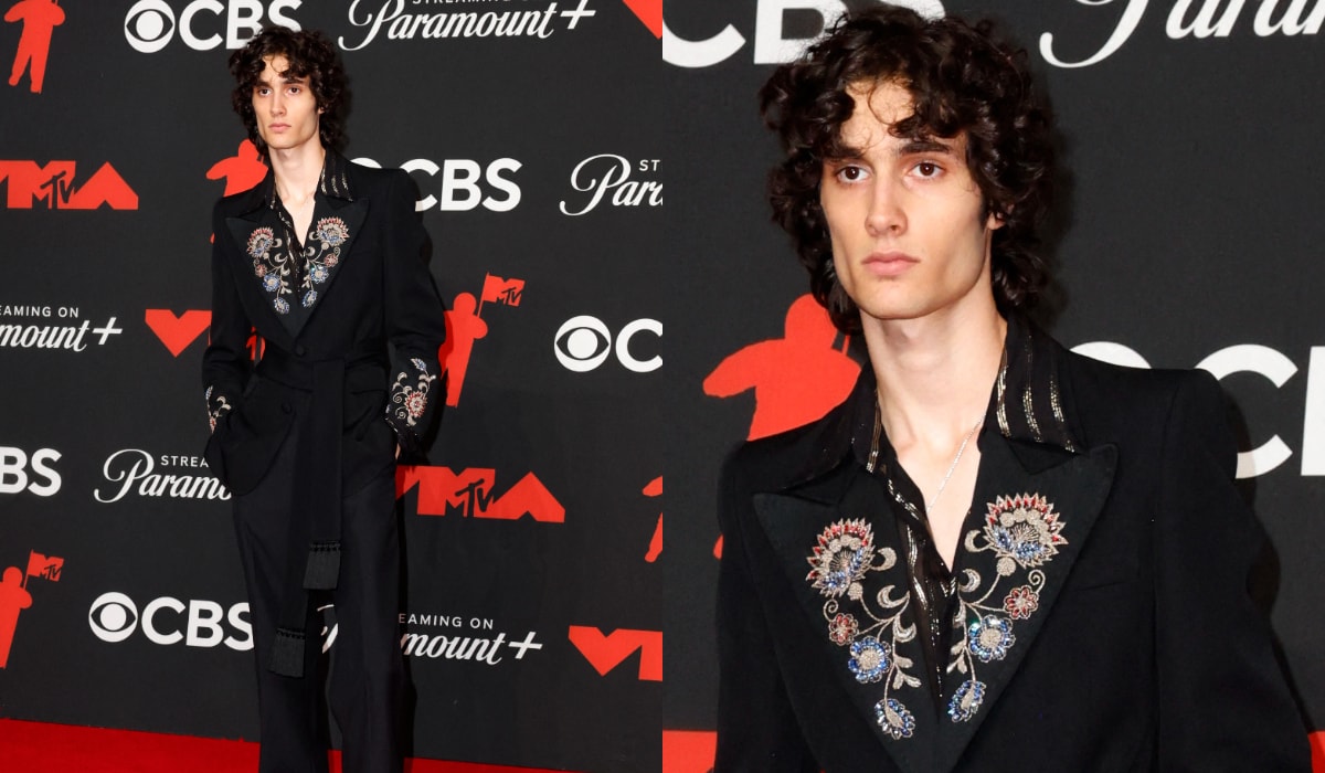 Sombr in Valentino Sombr in Valentino