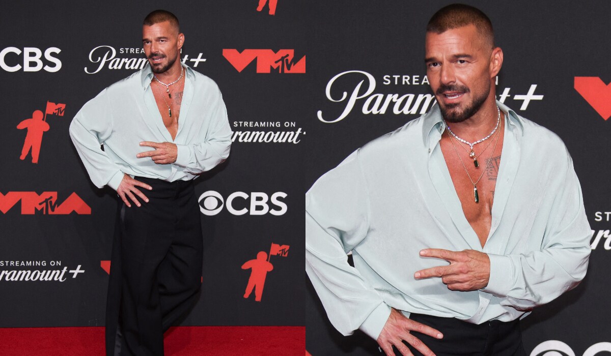 Ricky Martin looked too hot to trot on the red carpet Ricky Martin looked too hot to trot on the red carpet