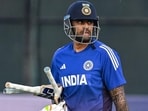 India's captain Suryakumar Yadav at a practice session ahead of Asia Cup. (AFP) India's captain Suryakumar Yadav at a practice session ahead of Asia Cup. (AFP)