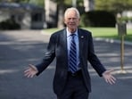 White House trade advisor Peter Navarro speaks to reporters on the West Wing driveway at the White House in Washington.