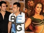 Salman Khan and Arbaaz Khan weren't keen on Malaika Arora doing Munni Badnam Hui. Salman Khan and Arbaaz Khan weren't keen on Malaika Arora doing Munni Badnam Hui.