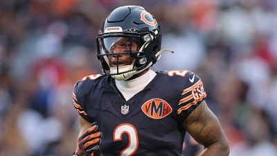 DJ Moore of the Chicago Bears in action against the Buffalo Bills. (Getty Images via AFP)