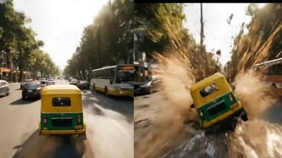 The game is informally called “Grand Theft Autorickshaw". (X/@HNitisvaar) The game is informally called “Grand Theft Autorickshaw". (X/@HNitisvaar)
