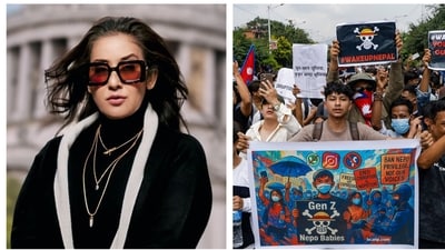 Nepal witnessed deadly protests against Prime Minister K.P. Sharma Oli’s social media ban, leading to at least 20 deaths. Actor Manisha Koira condemned the crackdown calling it a black day for the country. Nepal witnessed deadly protests against Prime Minister K.P. Sharma Oli’s social media ban, leading to at least 20 deaths. Actor Manisha Koira condemned the crackdown calling it a black day for the country.