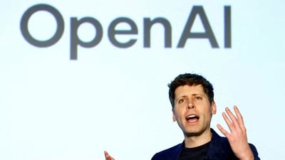 FILE PHOTO: FILE PHOTO: OpenAI CEO Sam Altman attends an event to pitch AI for businesses in Tokyo (REUTERS)
