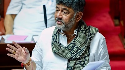 Karnataka deputy chief minister DK Shivakumar (PTI)