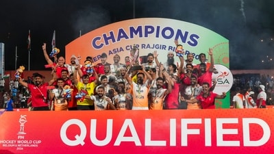 Indian Hockey Men's team celebrates their win after defeating South Korea in the final of Asia Cup 2025, which took place in Bihar last week. (Photo: Swapan Mahapatra/PTI) Indian Hockey Men's team celebrates their win after defeating South Korea in the final of Asia Cup 2025, which took place in Bihar last week. (Photo: Swapan Mahapatra/PTI)