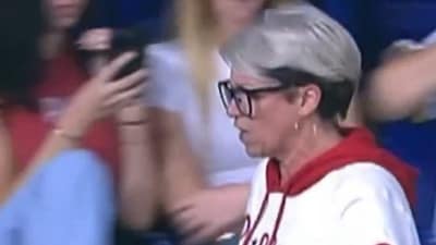 The woman identified on the internet as 'Phillies Karen'. (X) The woman identified on the internet as 'Phillies Karen'. (X)